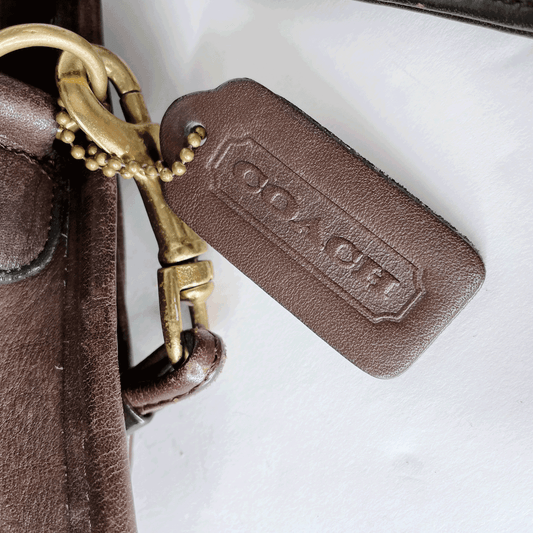 vintage 80s coach basic bag convertible clutch