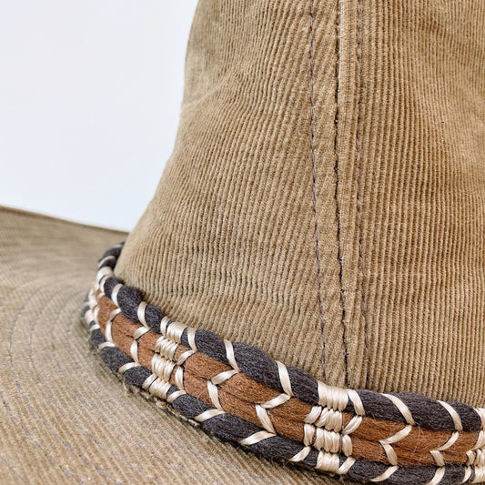 vintage lanning corduroy rancher cowboy hat