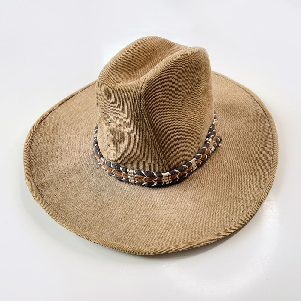 vintage lanning corduroy rancher cowboy hat – good market  display picture 1