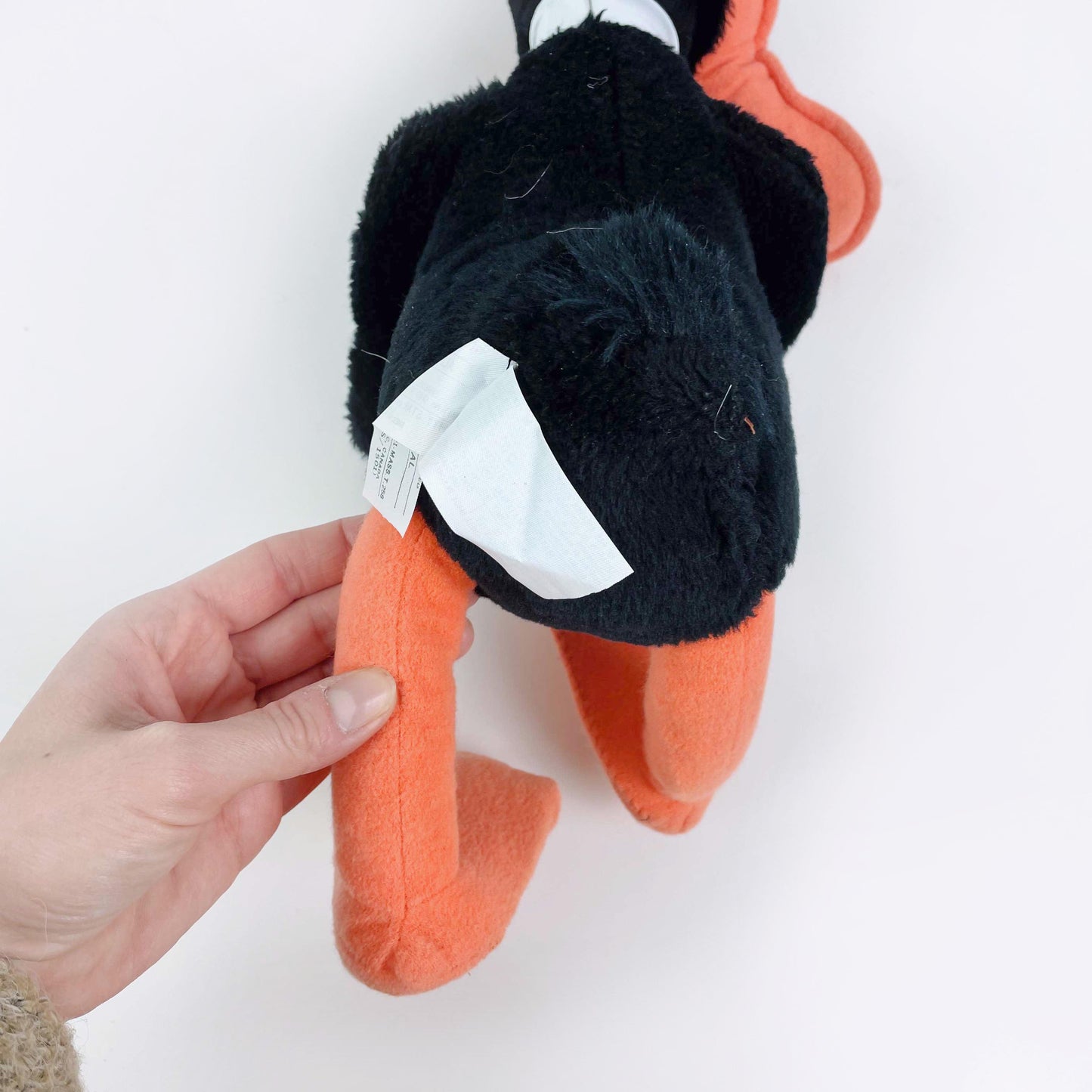 vintage 70s warner bros daffy duck plush