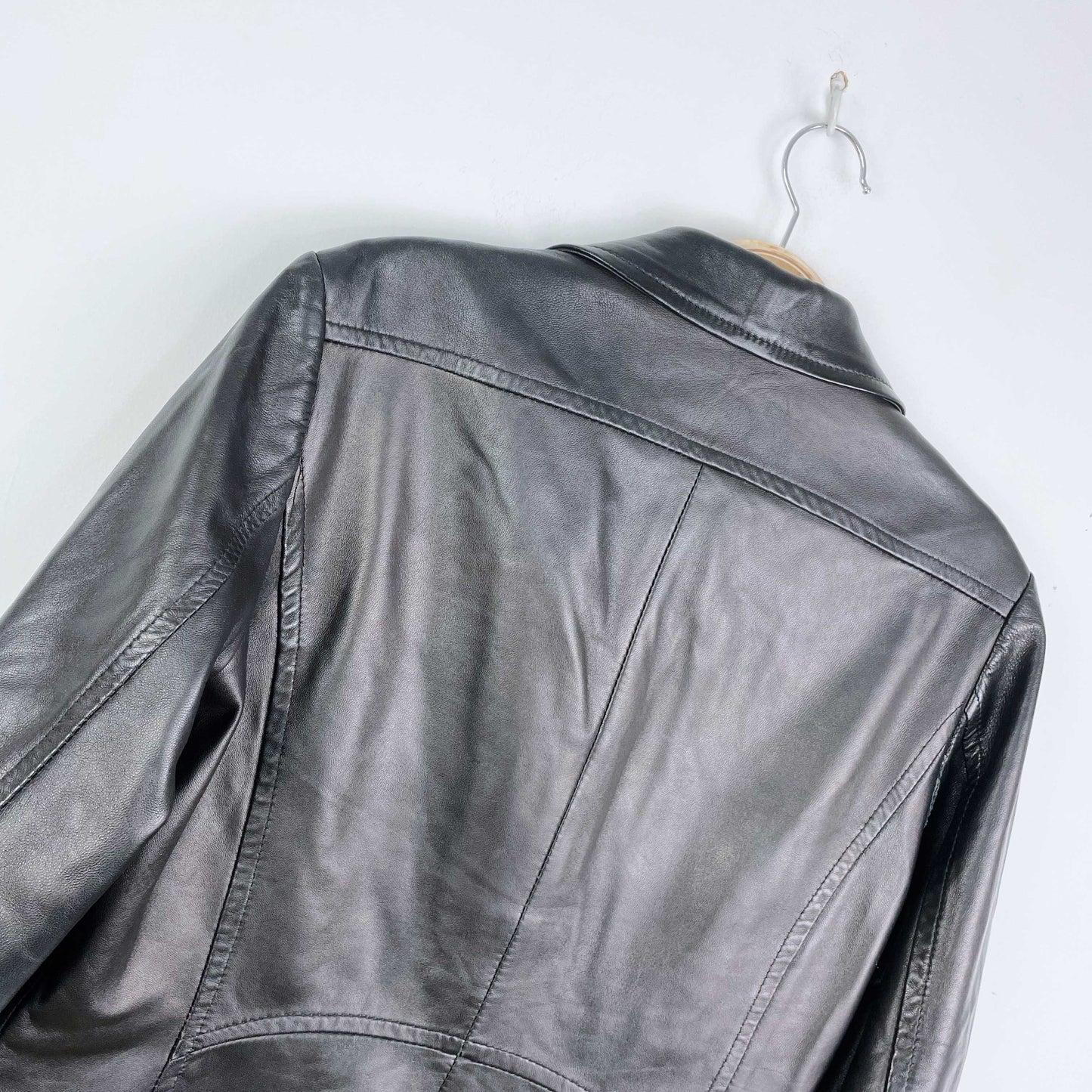 vintage 00s danier italian butter leather jacket