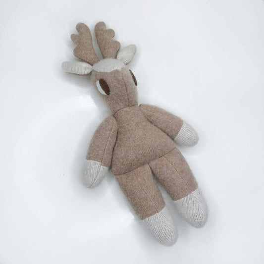 handmade cashmere deer plushie