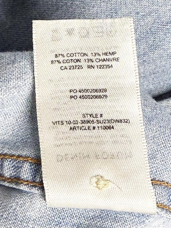 denim forum the 80s comfy denim shirt | aritzia - good market thrift store