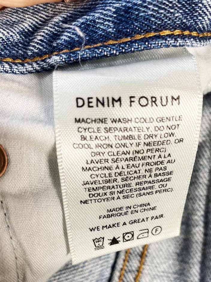 denim forum the ex bf hi-rise micro denim shorts | aritzia - good market thrift store