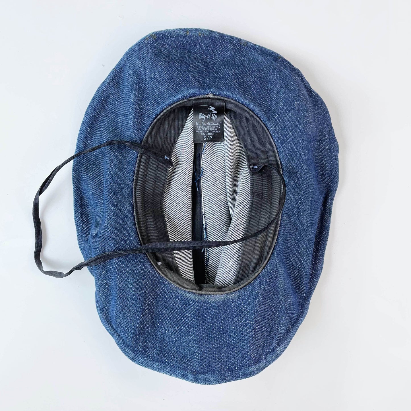 vintage 00s big it up denim cowboy hat