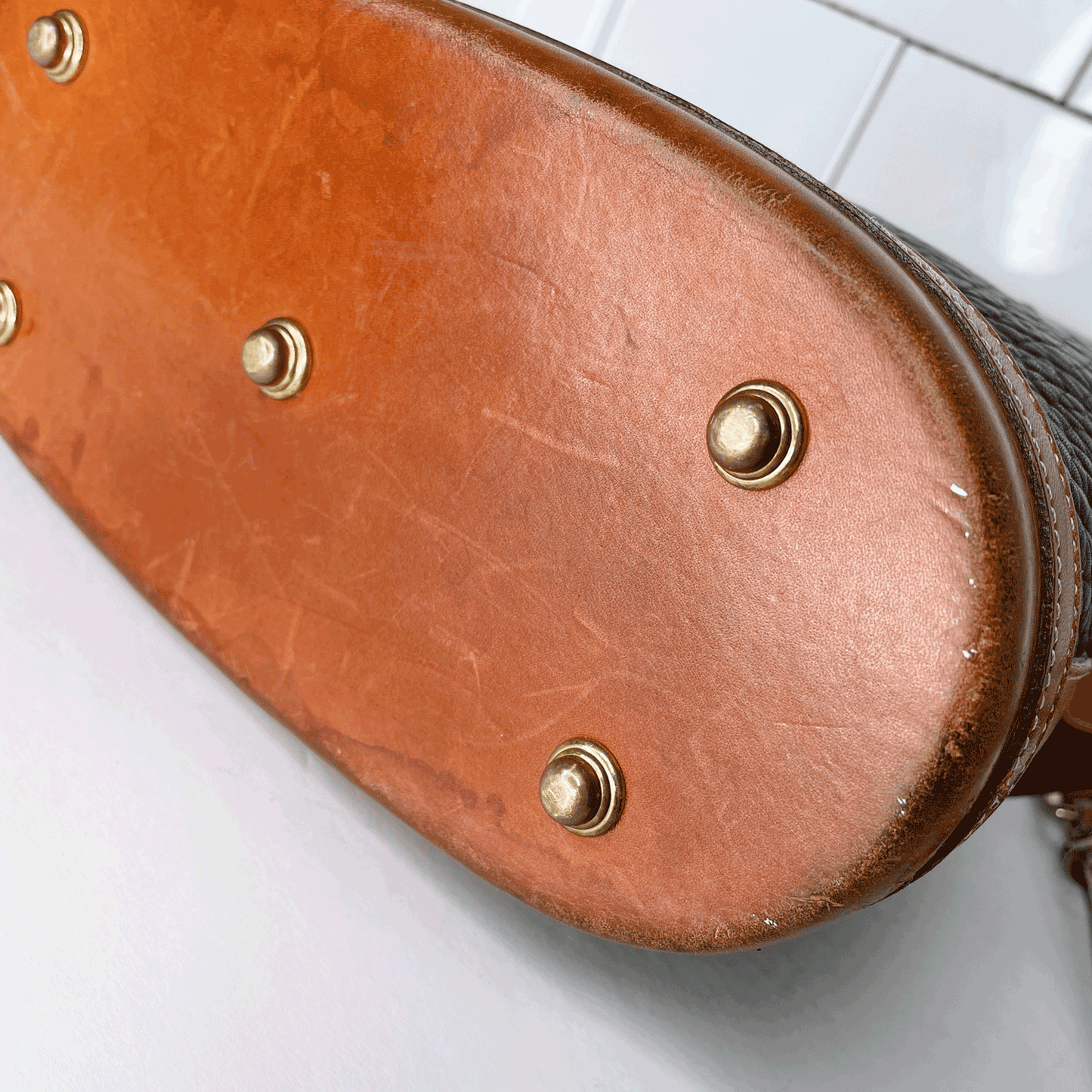 vintage dooney and bourke large norfolk case