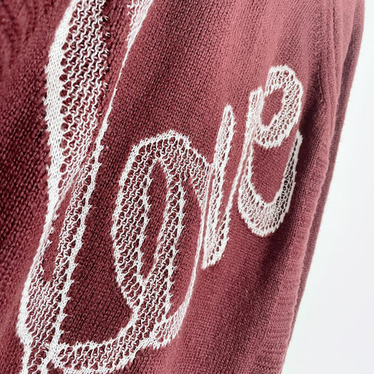 dorothy perkins knit love sweater