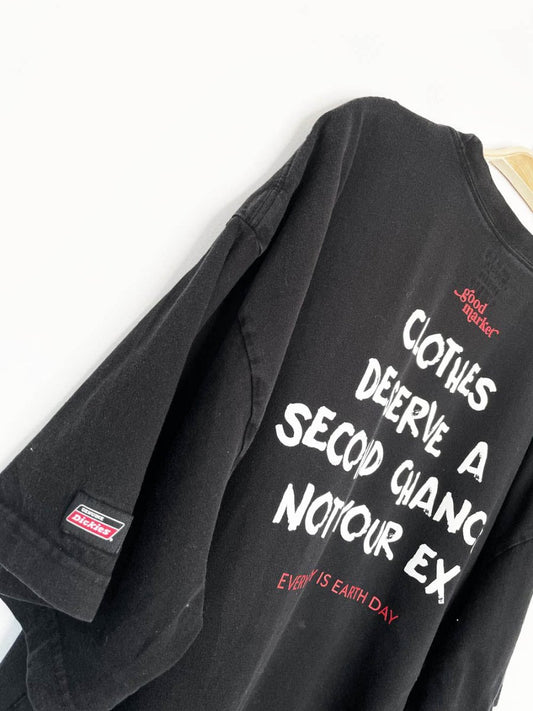 earth day activist x dickies pocket tee | clothes deserve a second chance not your ex - good market thrift store