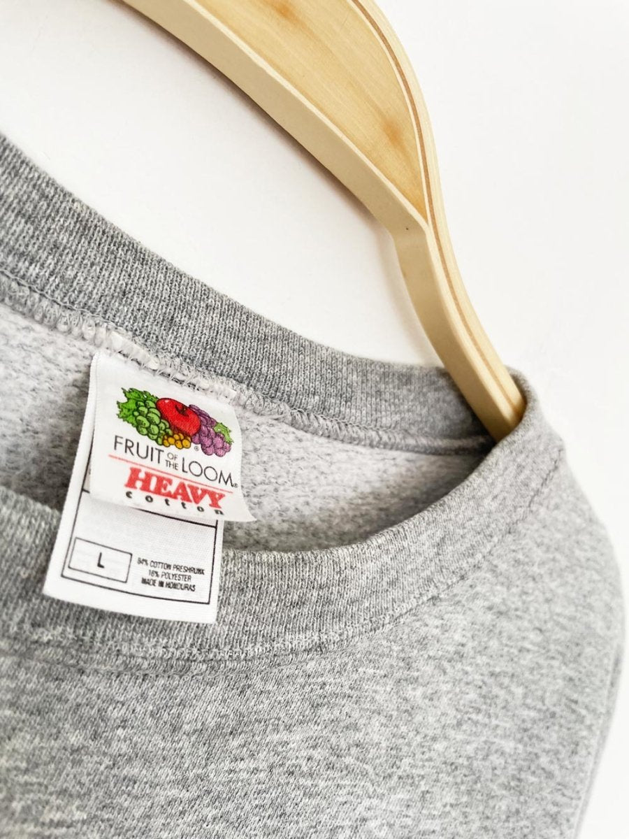 earth day activist x fruit of the loom sweatshirt | clothes deserve a second chance not your ex - good market thrift store
