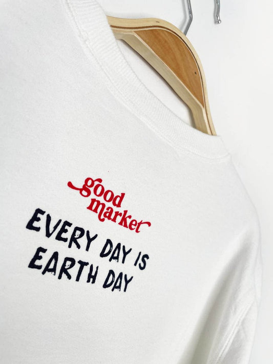 earth day activist x nwt NR sweatshirt | clothes deserve a second chance not your ex - good market thrift store