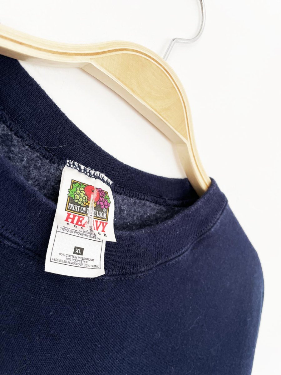 earth day activist x vintage 00s fruit of the loom sweatshirt | clothes deserve a second chance not your ex - good market thrift store
