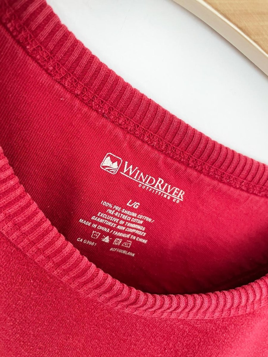 earth day activist x vintage 00s windriver sweatshirt | clothes deserve a second chance not your ex - good market thrift store