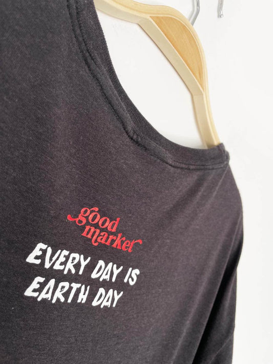 earth day activist x vintage tee | clothes deserve a second chance not your ex - good market thrift store