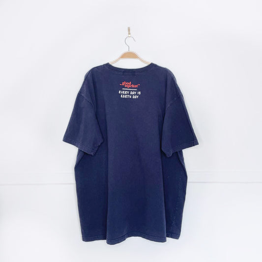 vintage 00s eddie bauer x earth activist made in usa tee