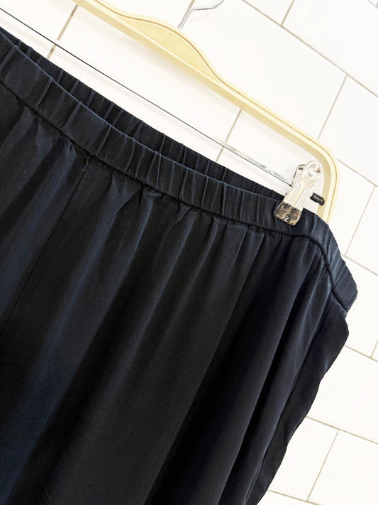 eileen fisher 100% silk pull on cropped pants - good market thrift store