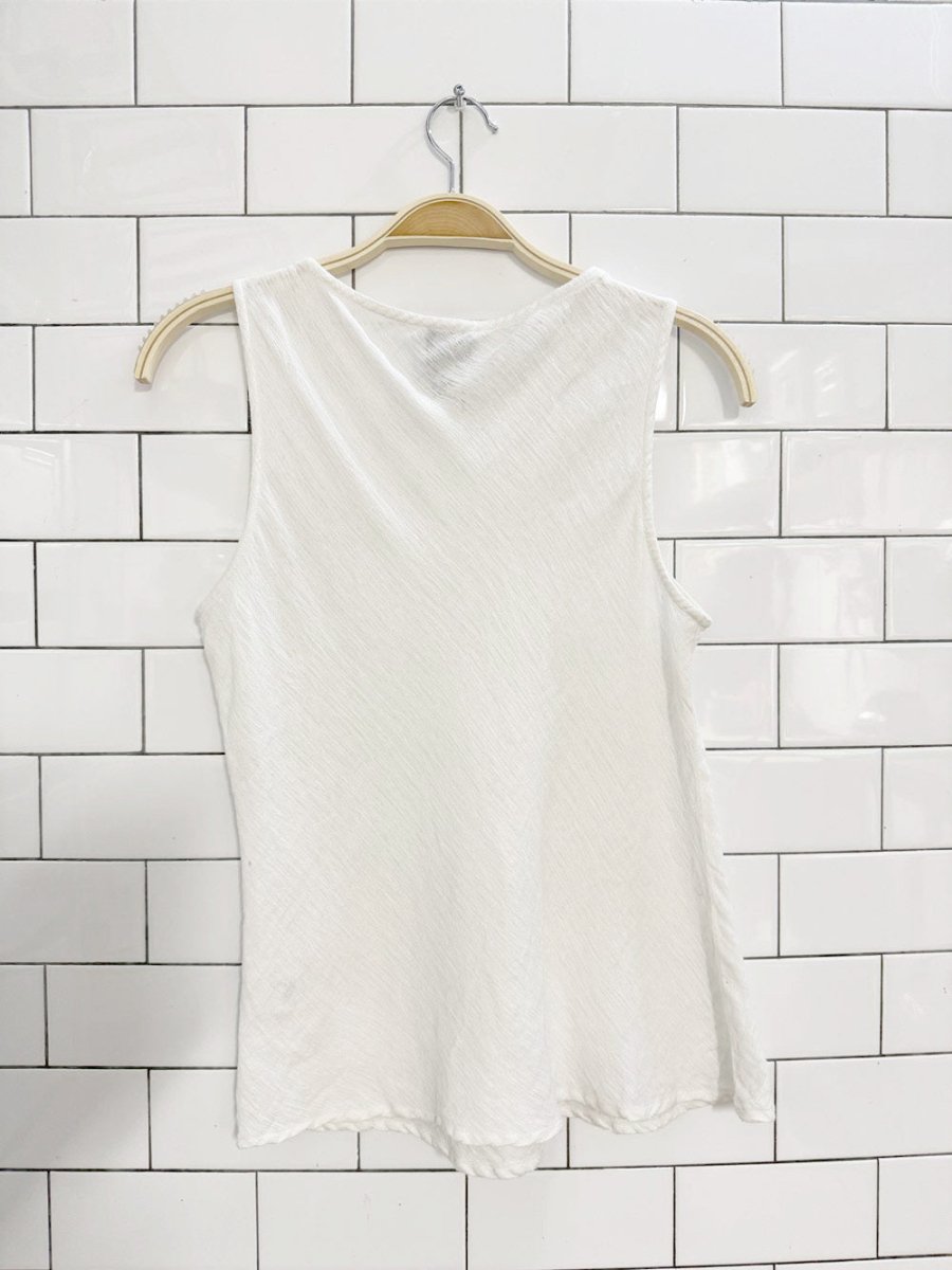 eileen fisher linen - blend lightweight tank top - good market thrift store