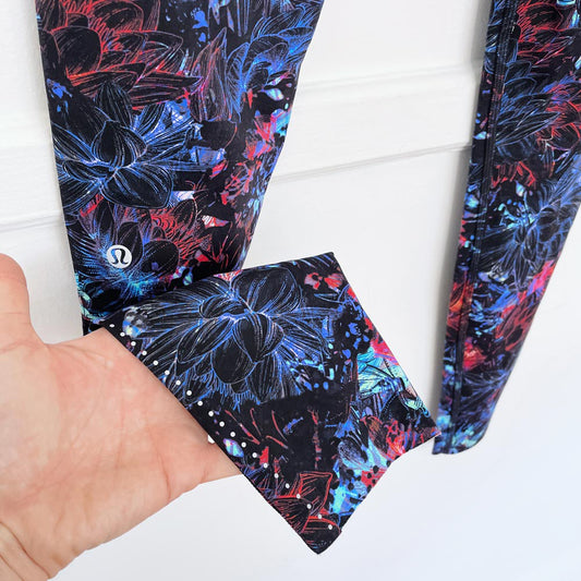 lululemon 2018 fast & free tight nulux | neon blossom