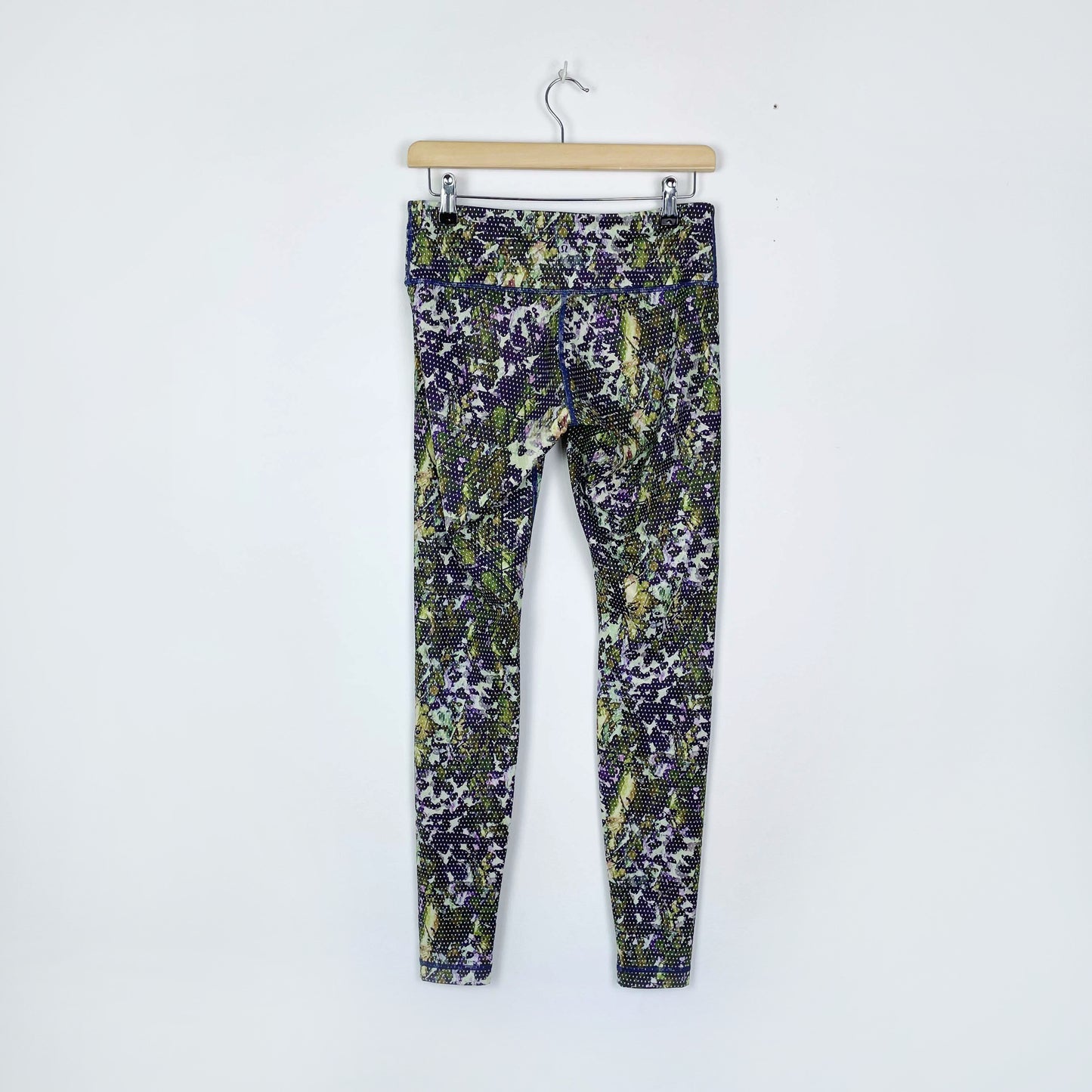 lululemon wunder under pant luxtreme floral multi - size 8