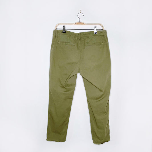 frank and eileen wicklow twill pant in army