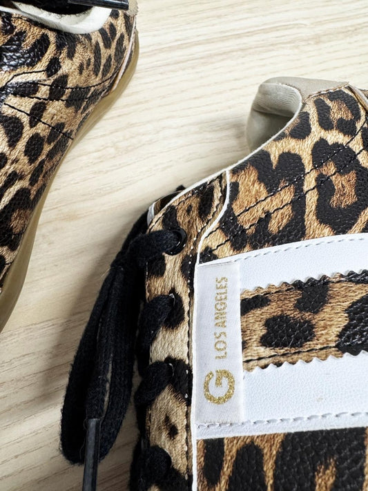 G los angeles animal print low profile sneakers - good market thrift store