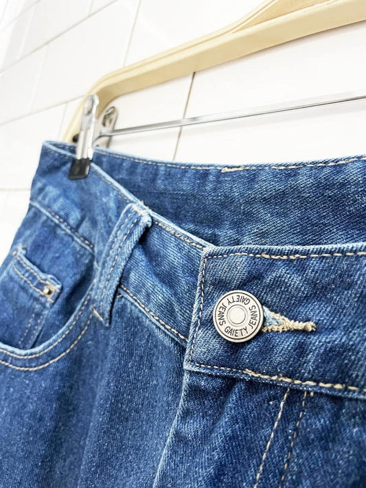 gaeity jeans baggy long denim shorts - good market thrift store