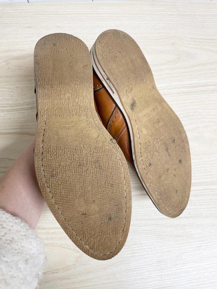 galizio torresi leather loafer sneakers | made in Italy - good market thrift store