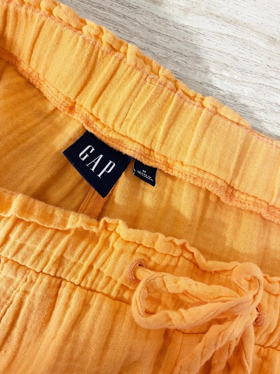 gap gauze cotton creamsicle lounge shorts - good market thrift store