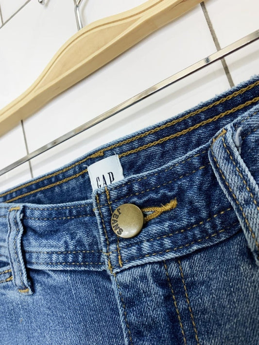 gap high rise wide leg crop soft jeans - good market thrift store