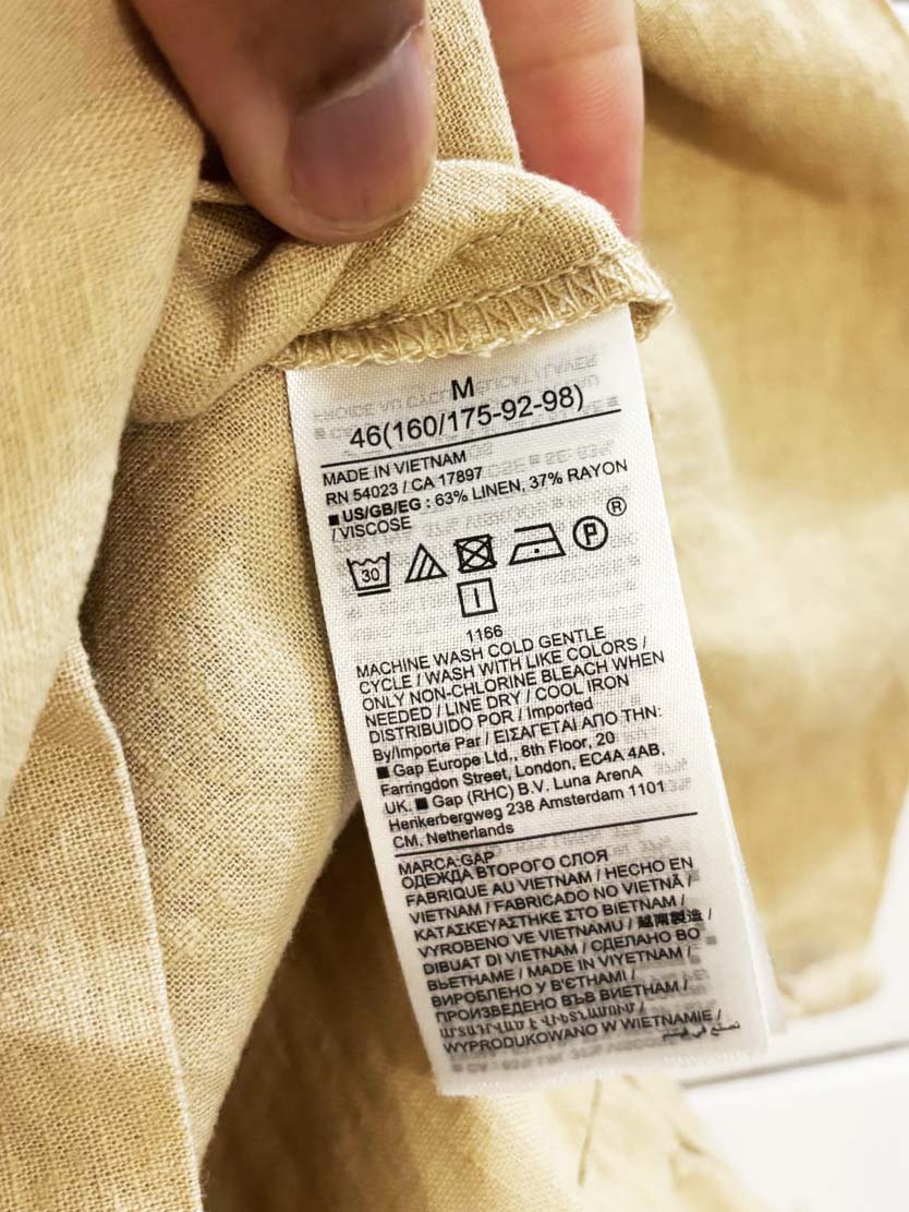gap linen - blend casual shorts - good market thrift store