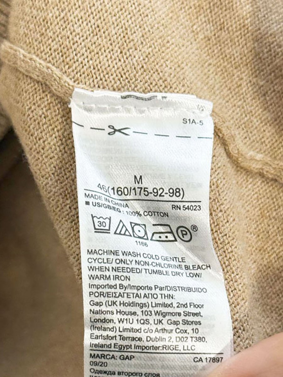 gap love spellout crewneck knit sweater - good market thrift store