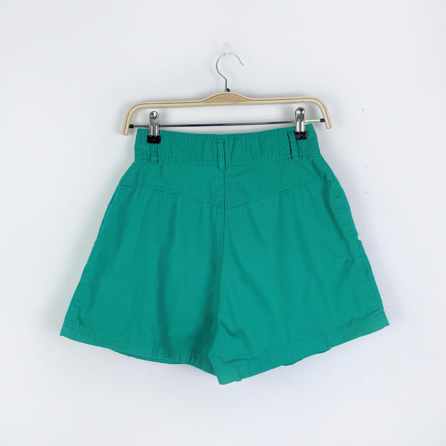 vintage 90s palmettos green pleated shorts
