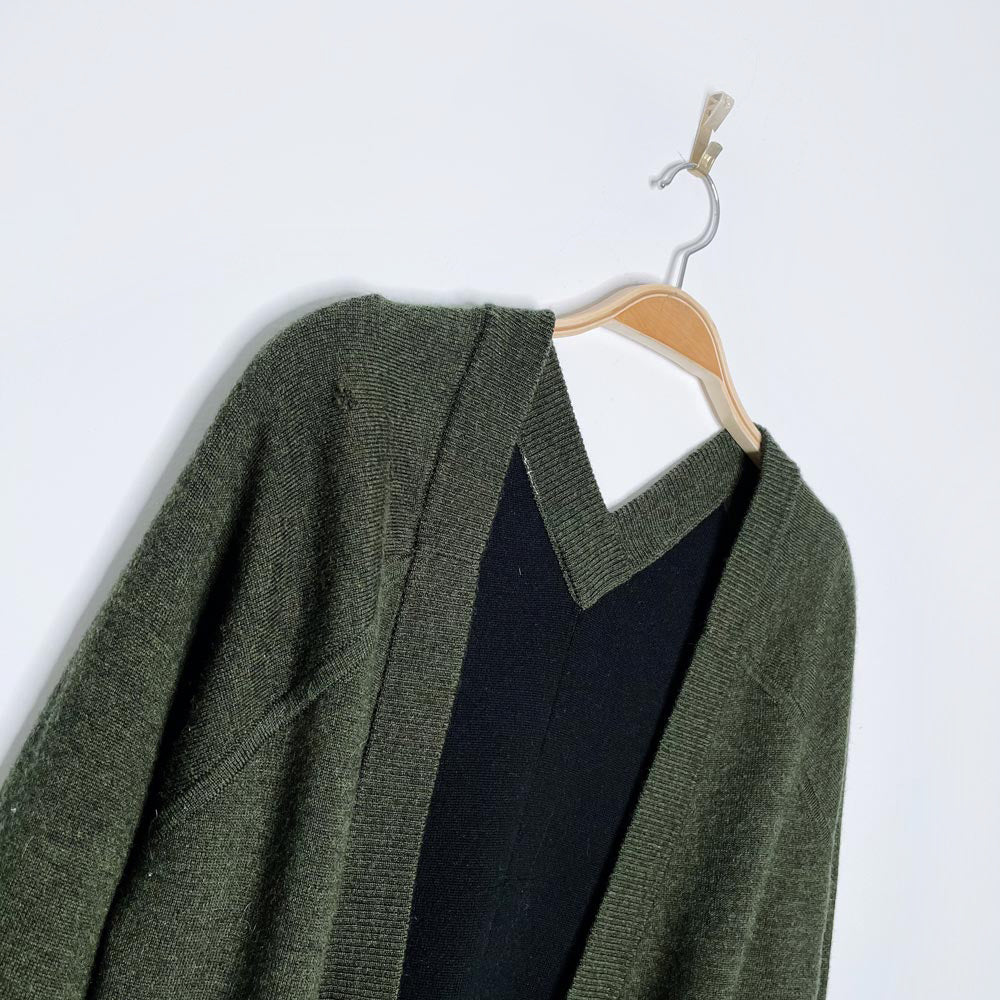 lululemon 2018 reverse me merino wool cardigan