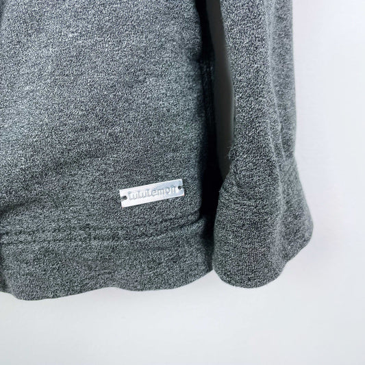 lululemon grey savasana wrap jacket - size 4