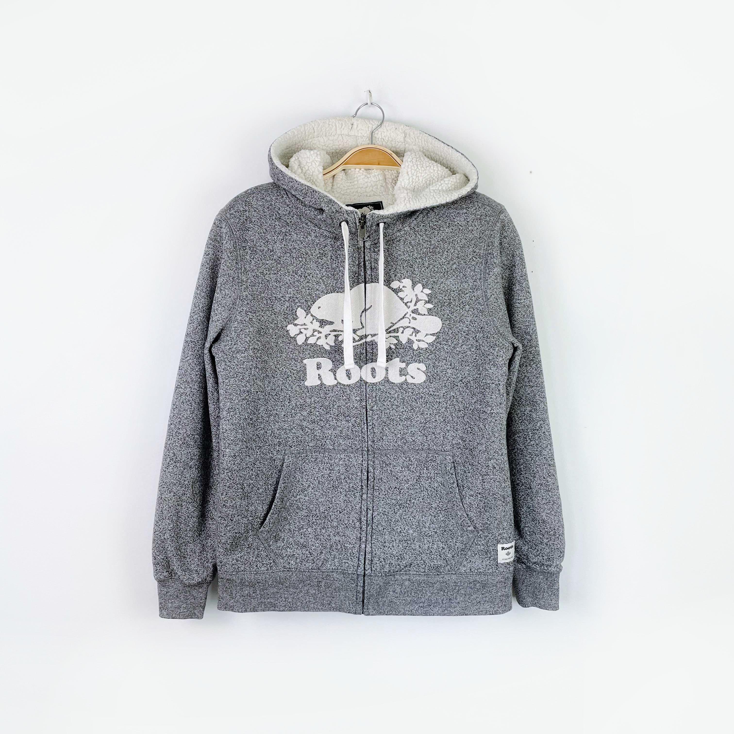 Full Zip Hoodie Roots Grey Hoodie Roots Full Zip Hoodie (XL 11-12