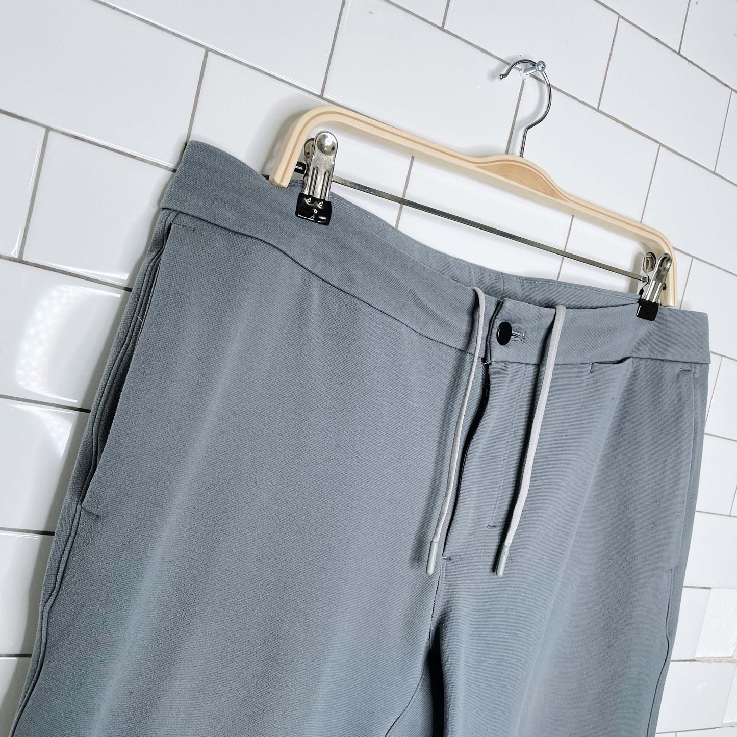 men's lululemon trouser jogger with drawstring - size large/xl