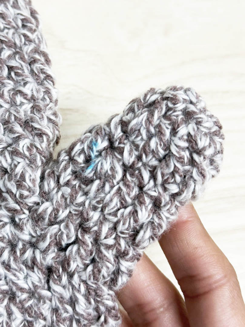 hand knit chunky mittens - good market thrift store