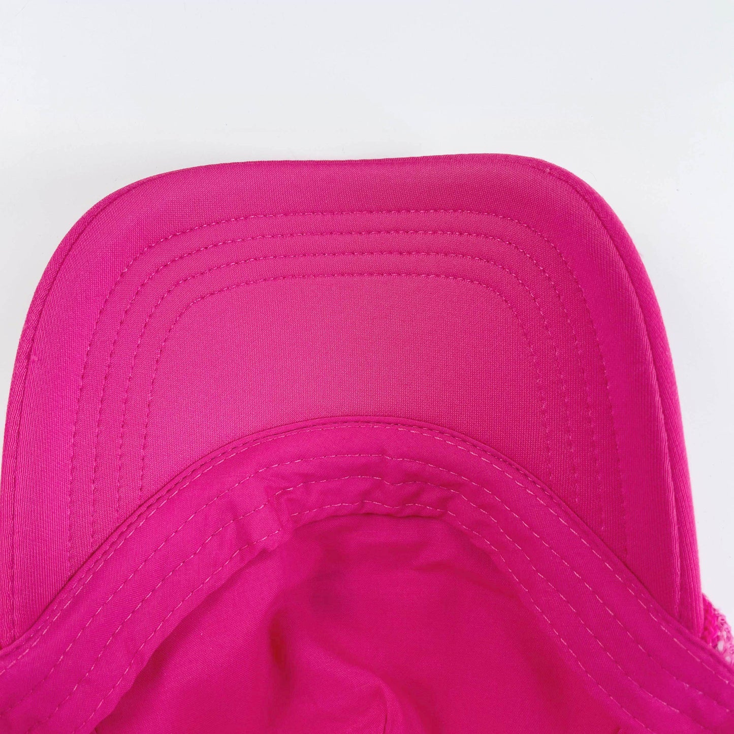 pink embroidered love trucker hat