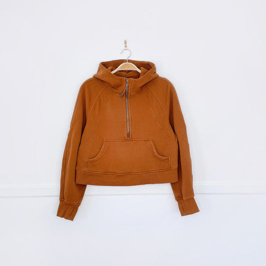 lululemon 2021 oversized scuba 1/2 zip hoodie