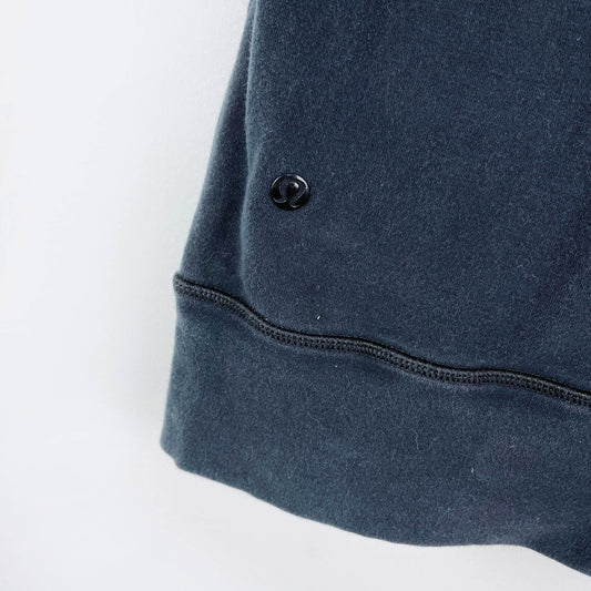 lululemon black short sleeve hoodie