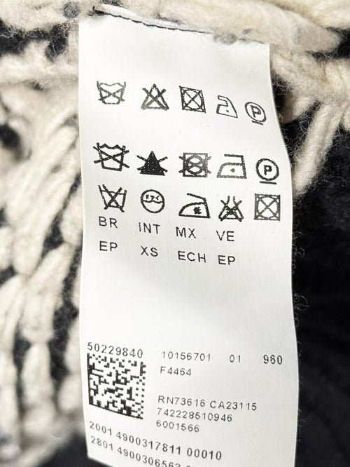 hugo boss wool - blend chunky knit cocoon cardigan | made in Italy - good market thrift store