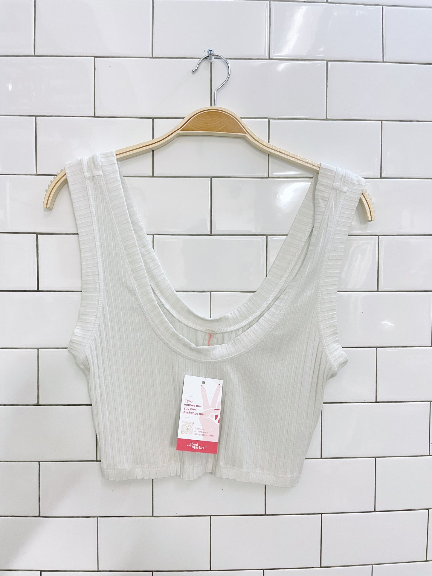 free people movement chunky rib crop tank