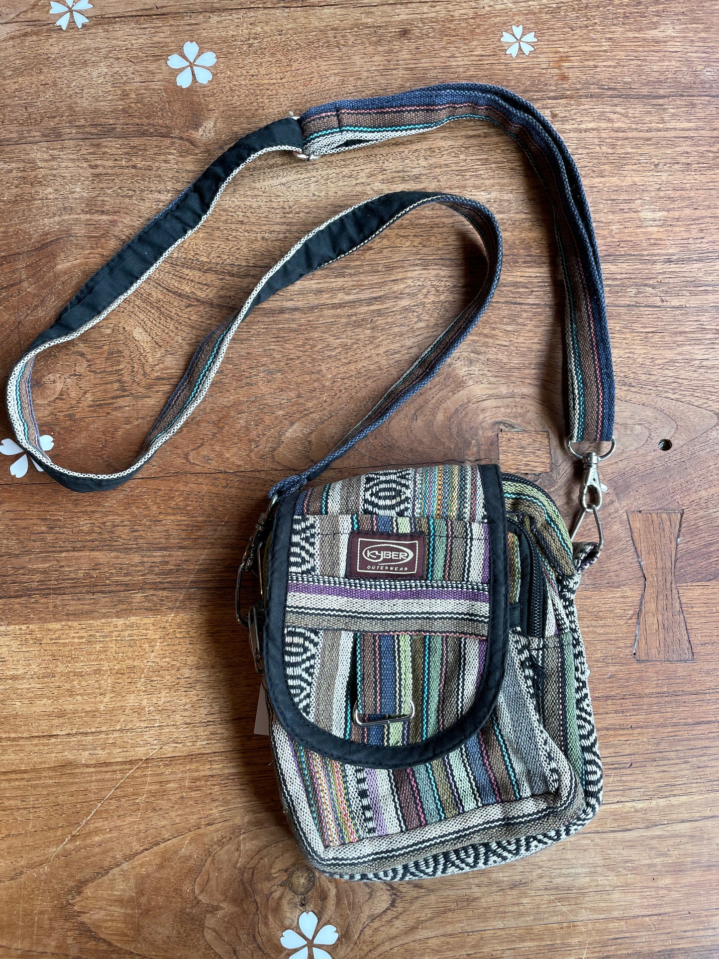 90s kyber woven boho crossbody