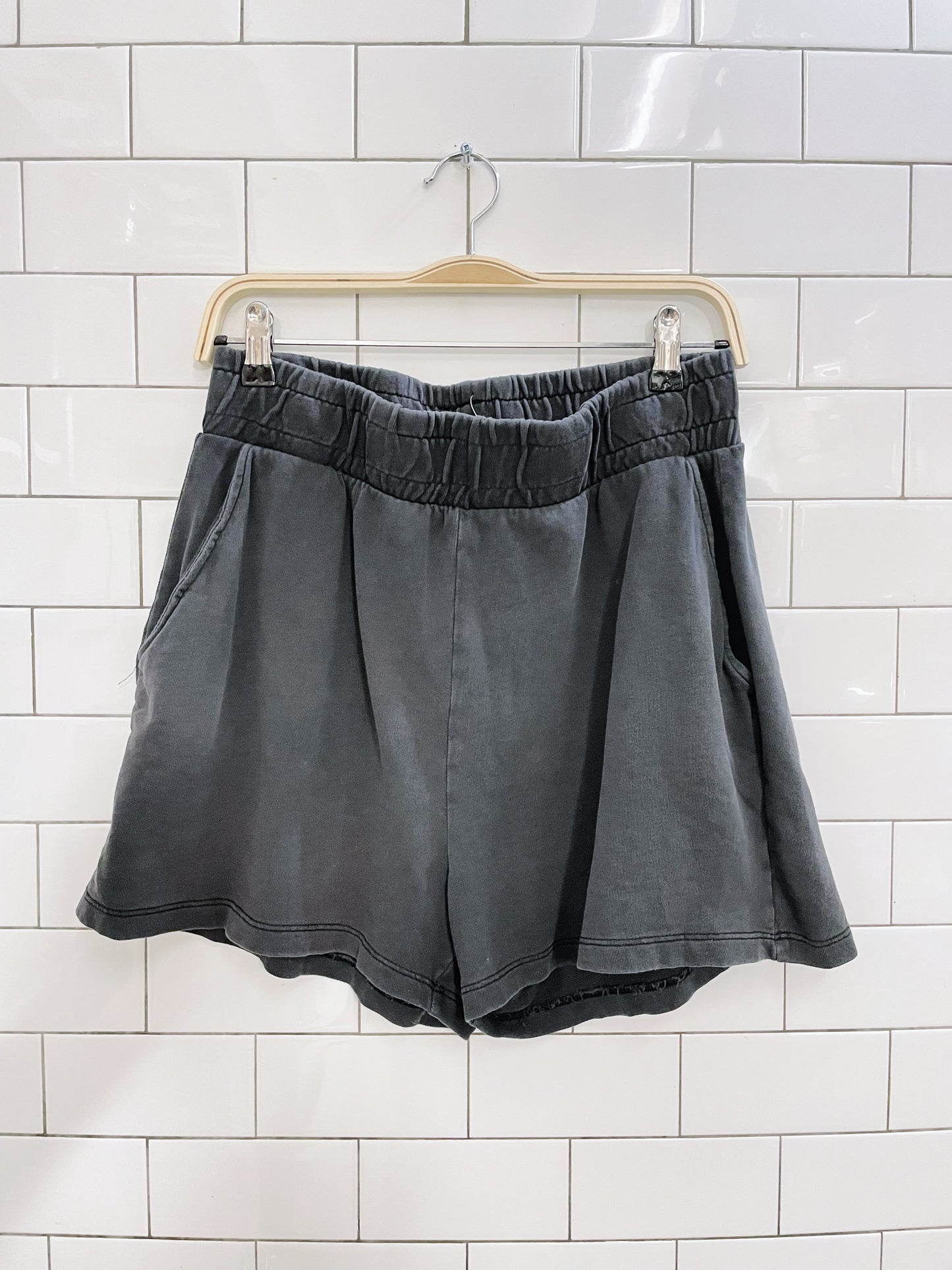 zara lounge sweat shorts