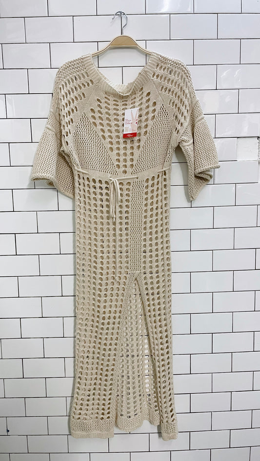 crochet dress beach cover up
