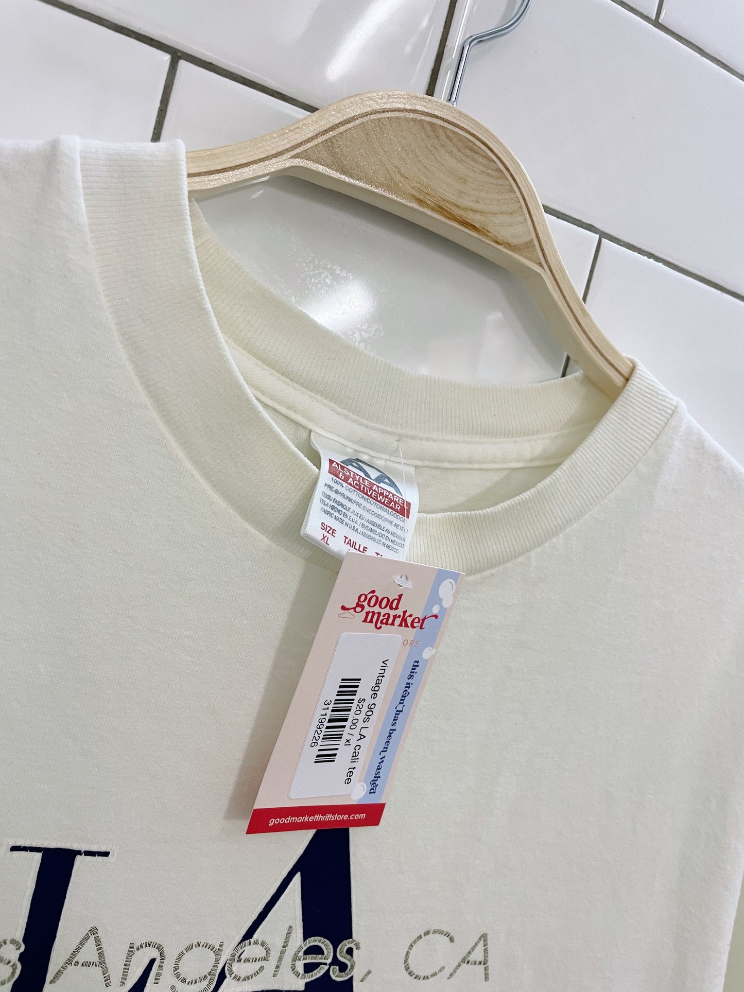 vintage 90s LA cali tee