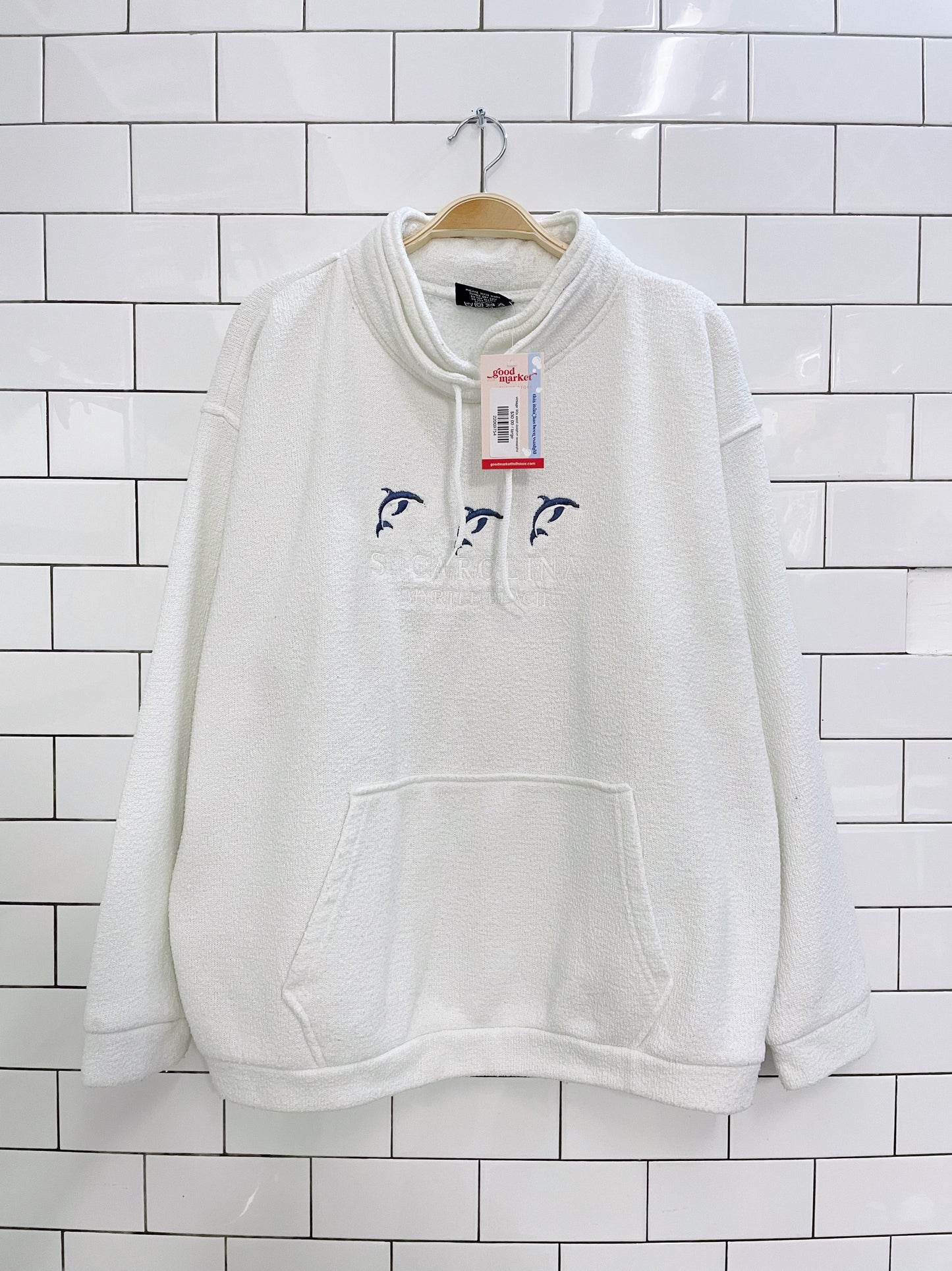 vintage 90s exist dolphin sweatshirt