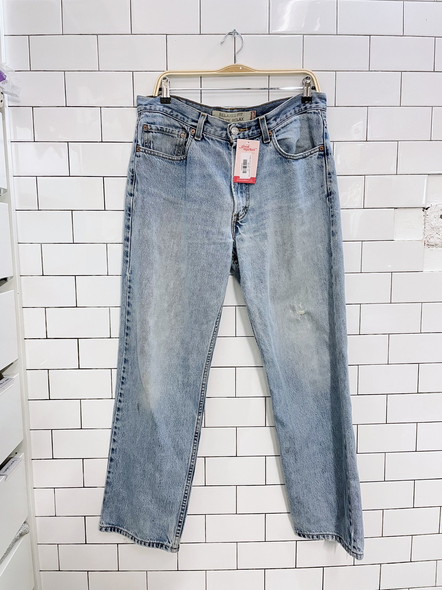 vintage 00s levi's 550 relaxed fit jeans