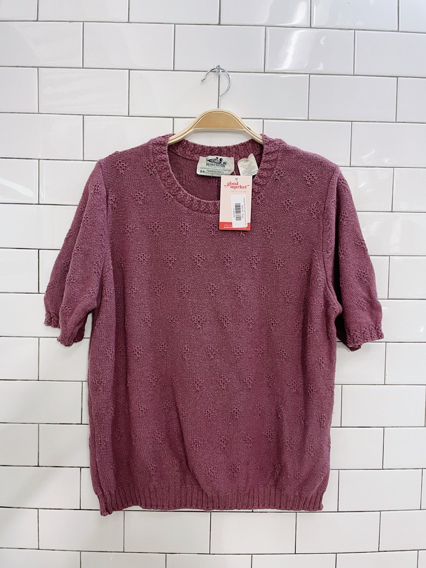 vintage 90s NR parkhurst ss knit crew