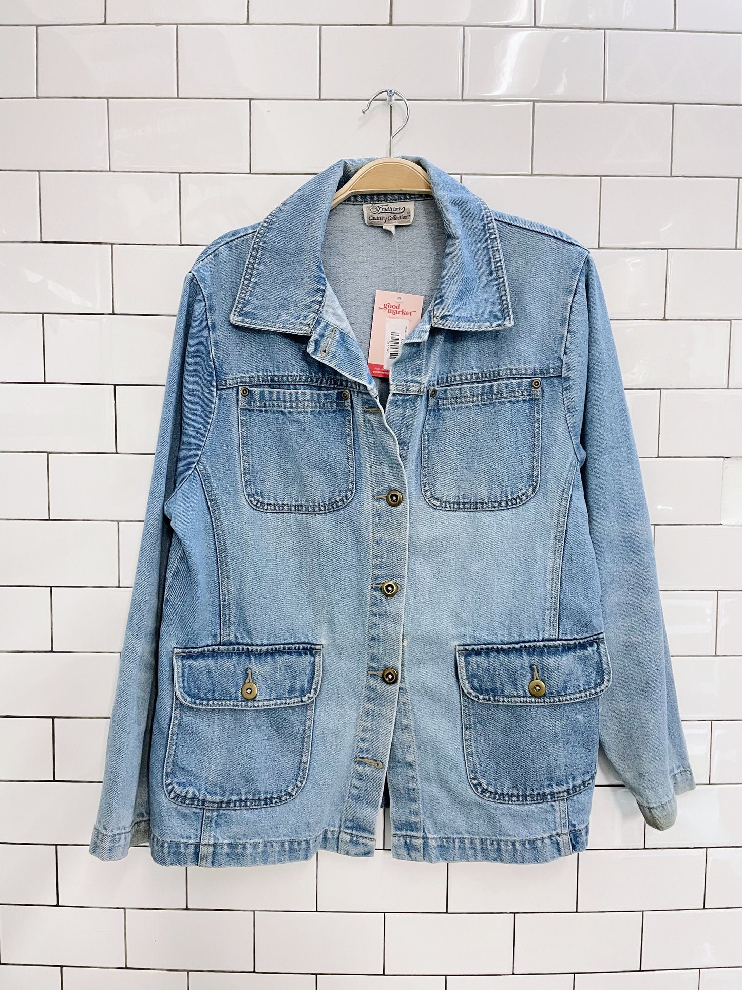 vintage 00s tradition country denim jacket