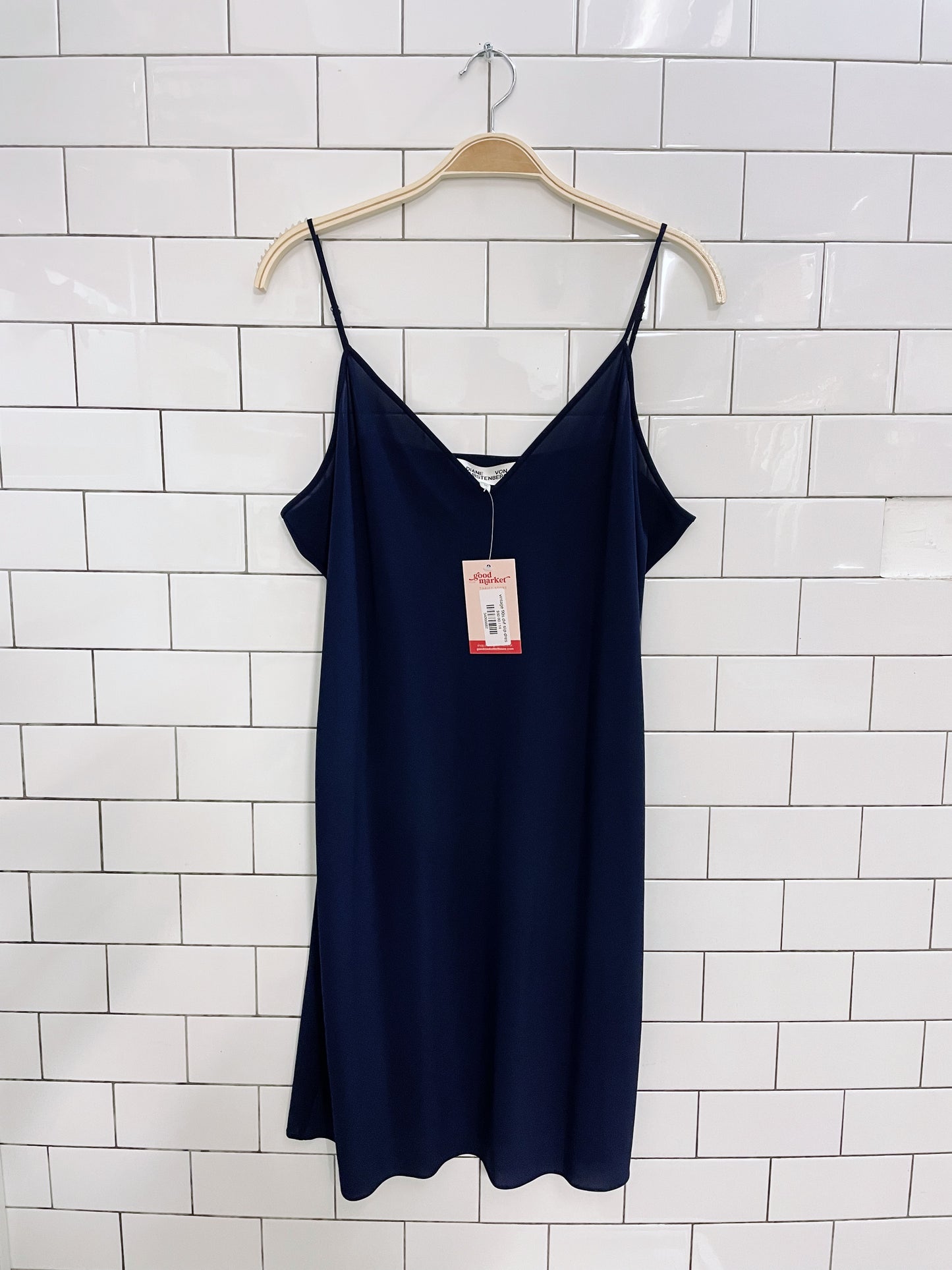 vintage 90s dvf slip dress